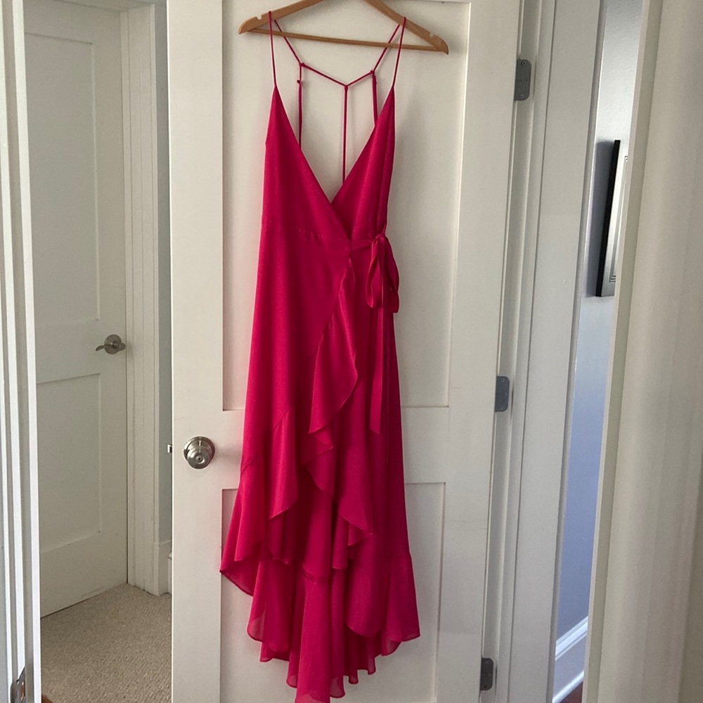 A Love Like You Magenta wrap dress